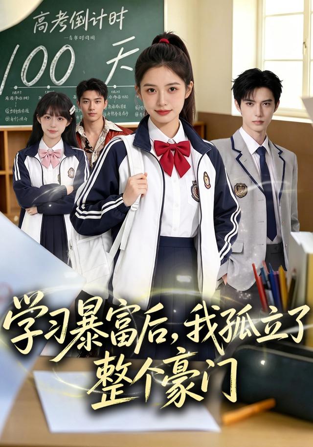 學習暴富後，我孤立了整個豪門 短劇封面