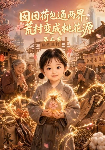 囡囡荷包通兩界，荒村變成桃花源第三季 短劇封面