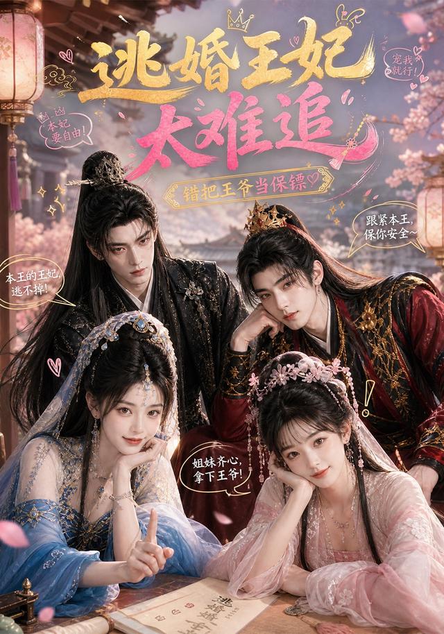 逃婚王妃太難追，錯把王爺當保鏢 短劇封面