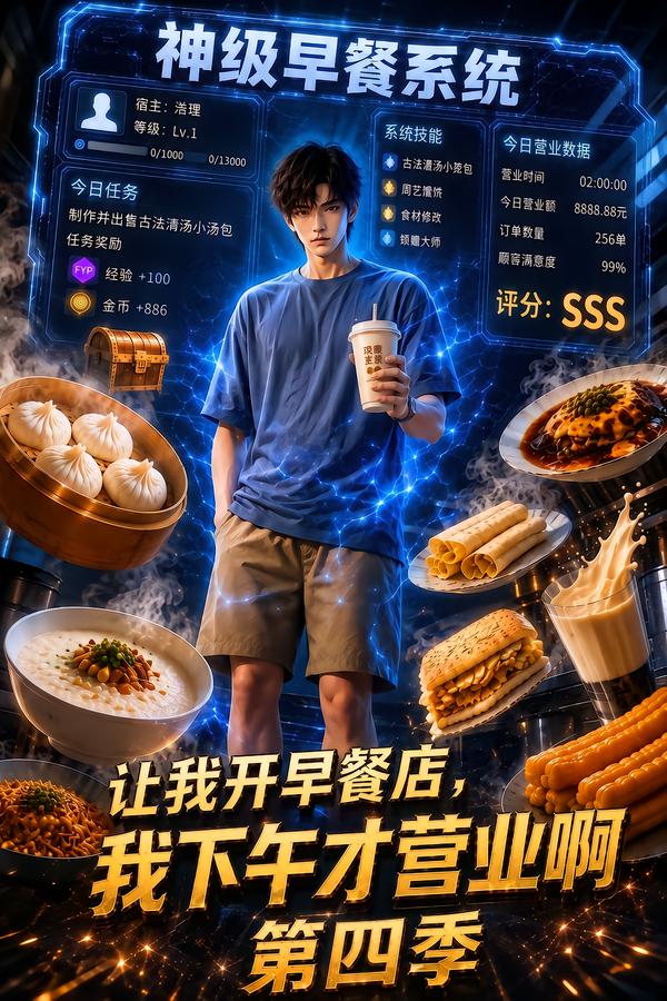 讓我開早餐店，我下午才營業啊第四季 短劇封面