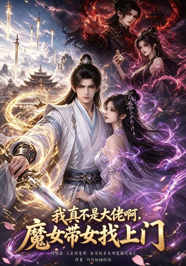 我真不是大佬啊，魔女帶女找上門 短劇封面
