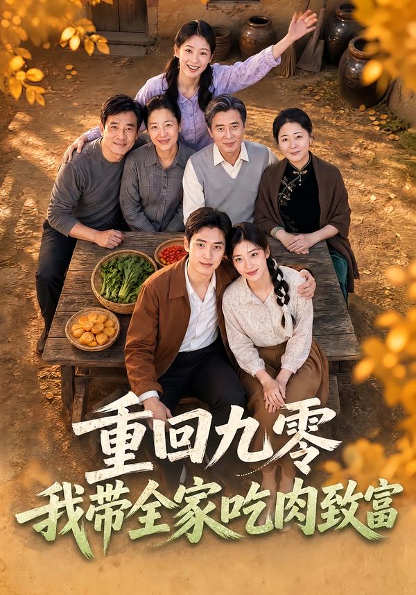 重回九零，我帶全家吃肉致富 短劇封面