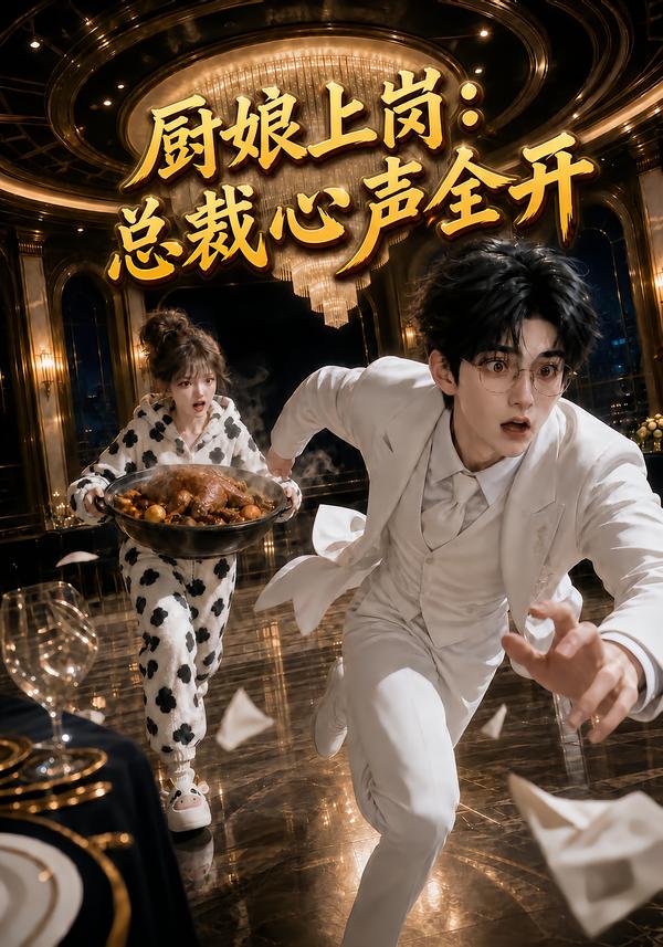 廚娘上崗：總裁心聲全開 短劇封面