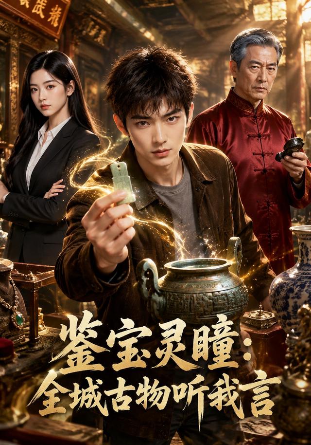 鑑寶靈瞳：全城古物聽我言 短劇封面
