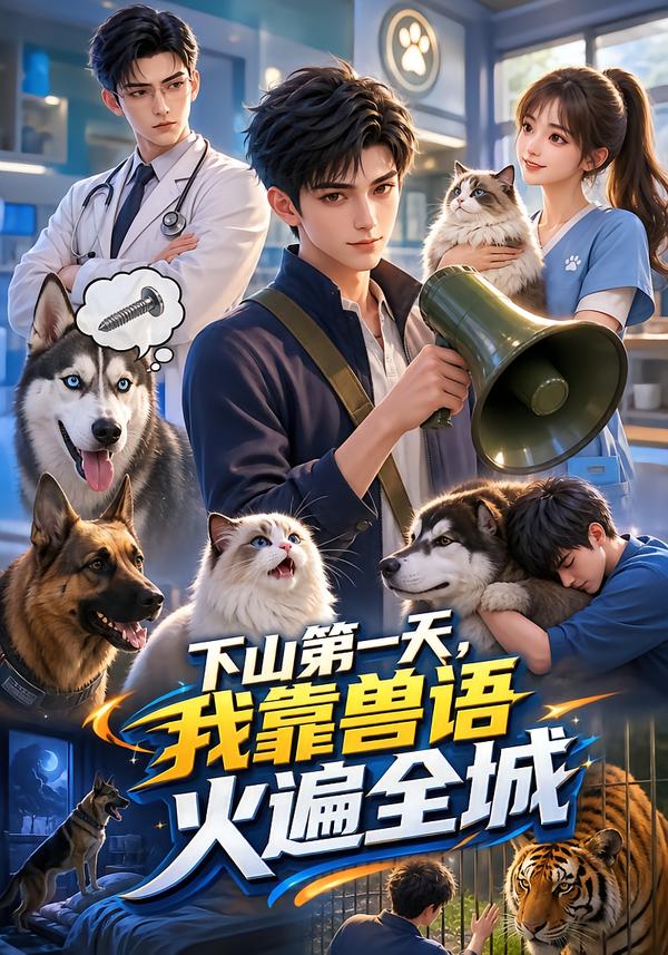 下山第一天，我靠獸語火遍全城 短劇封面