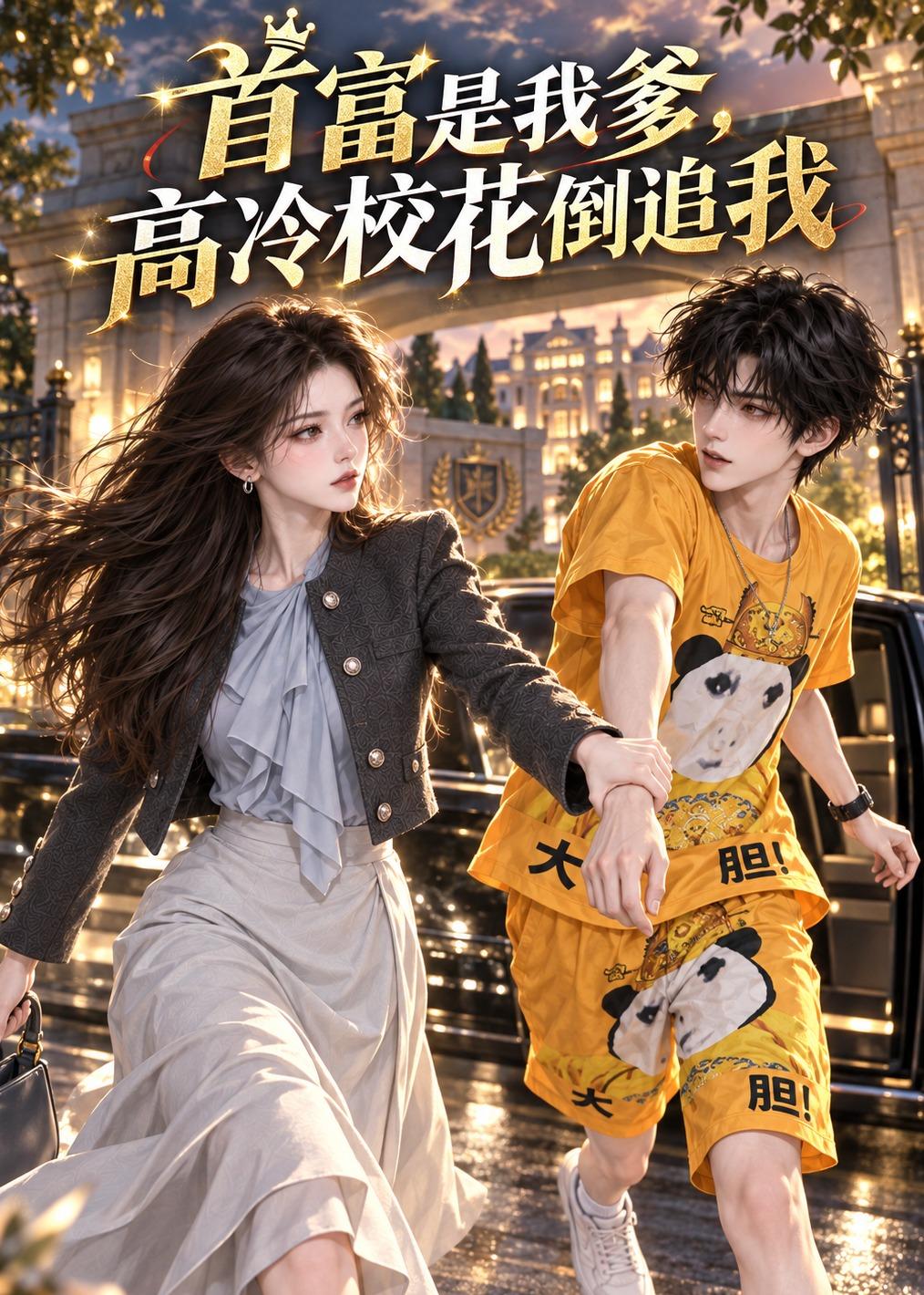 首富是我爹，高冷校花倒追我 短劇封面