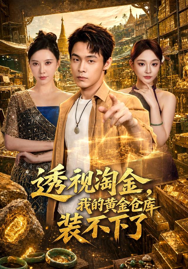 透視淘金，我的黃金倉庫裝不下了 短劇封面