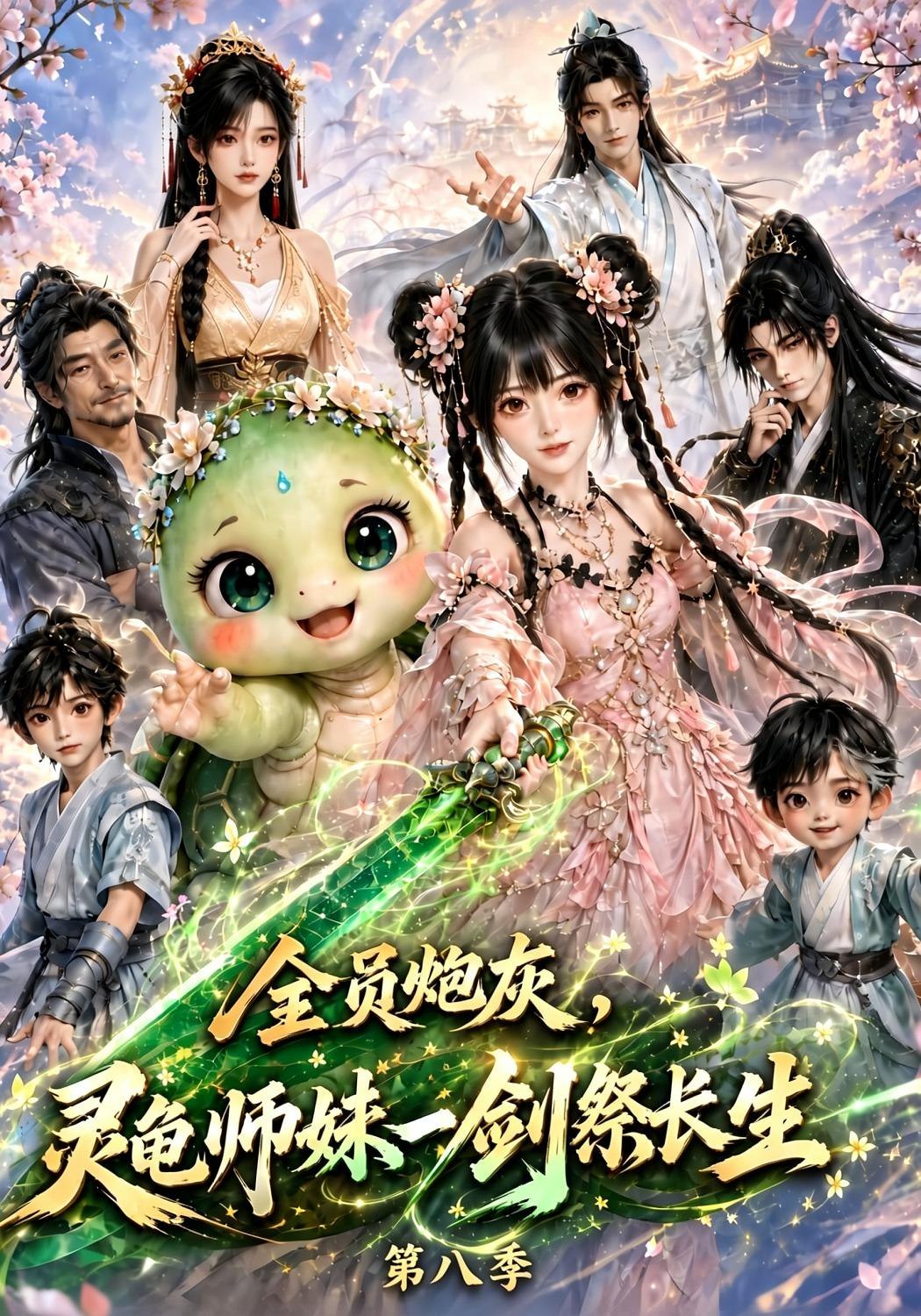 全員炮灰，靈龜師妹一劍祭長生第八季 短劇封面