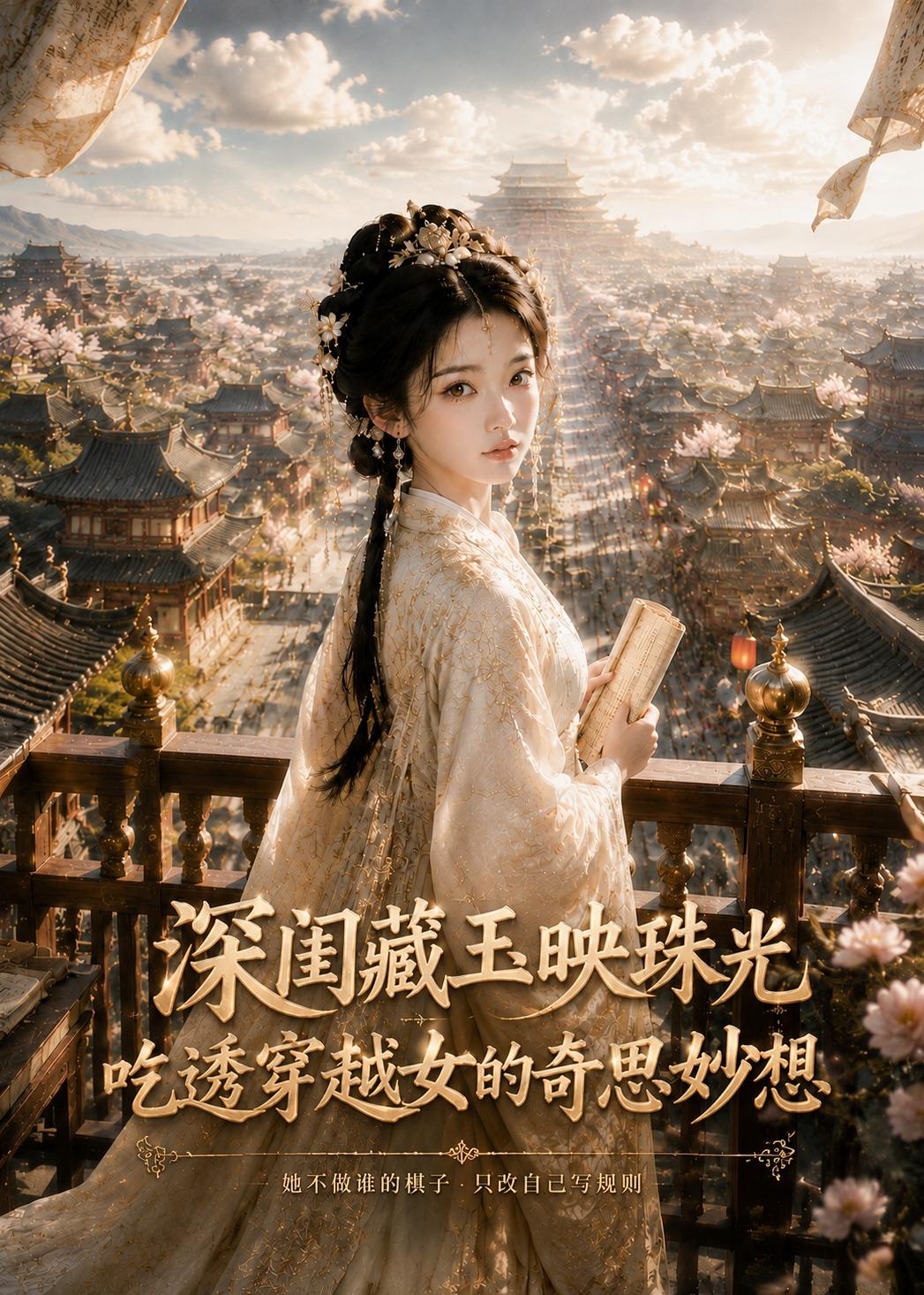 深閨藏玉映珠光！吃透穿越女的奇思妙想 短劇封面