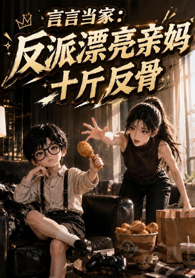 言言當家：反派漂亮親媽十斤反骨 短劇封面