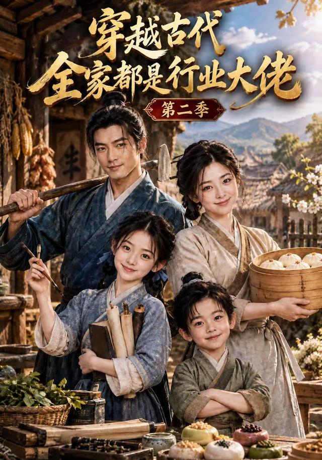 穿越古代全家都是行業大佬第二季 短劇封面