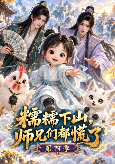 糯糯下山，師兄們都慌了第四季 短劇封面
