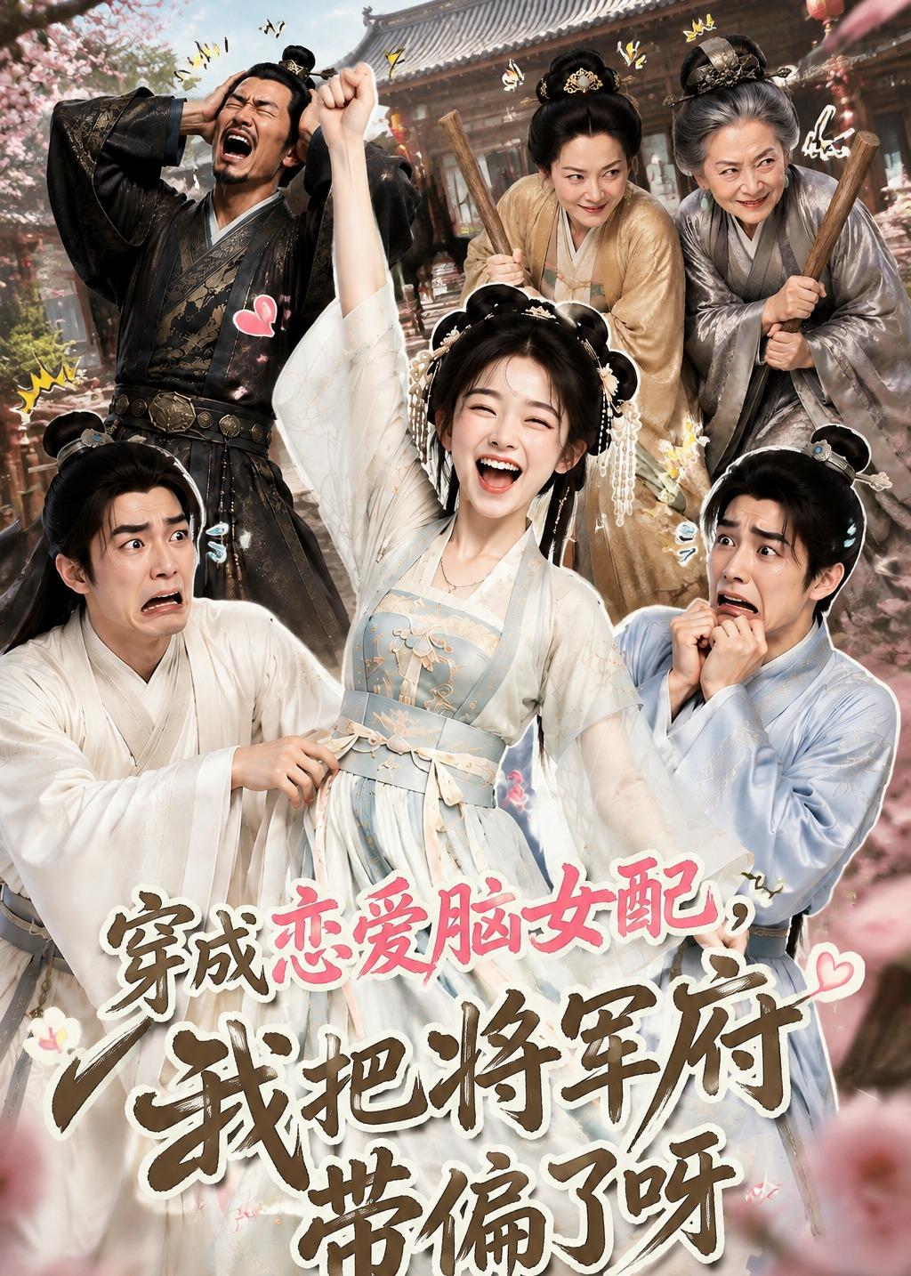 穿成戀愛腦女配，我把將軍府帶偏了呀 短劇封面