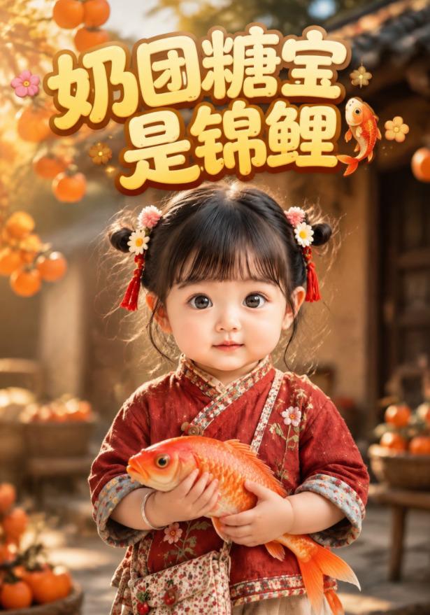 奶團糖寶是錦鯉 短劇封面