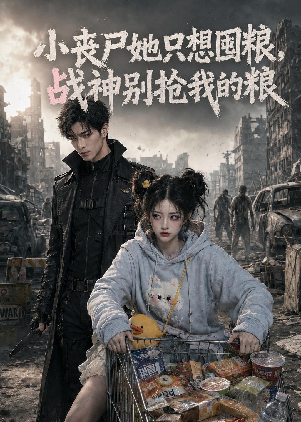 小喪屍她只想囤糧，戰神別搶我的糧 短劇封面