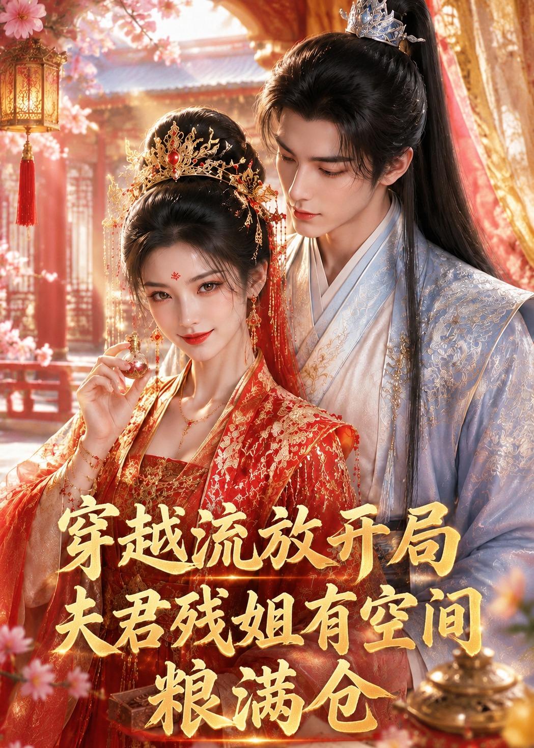 穿越流放開局夫君殘姐有空間糧滿倉 短劇封面