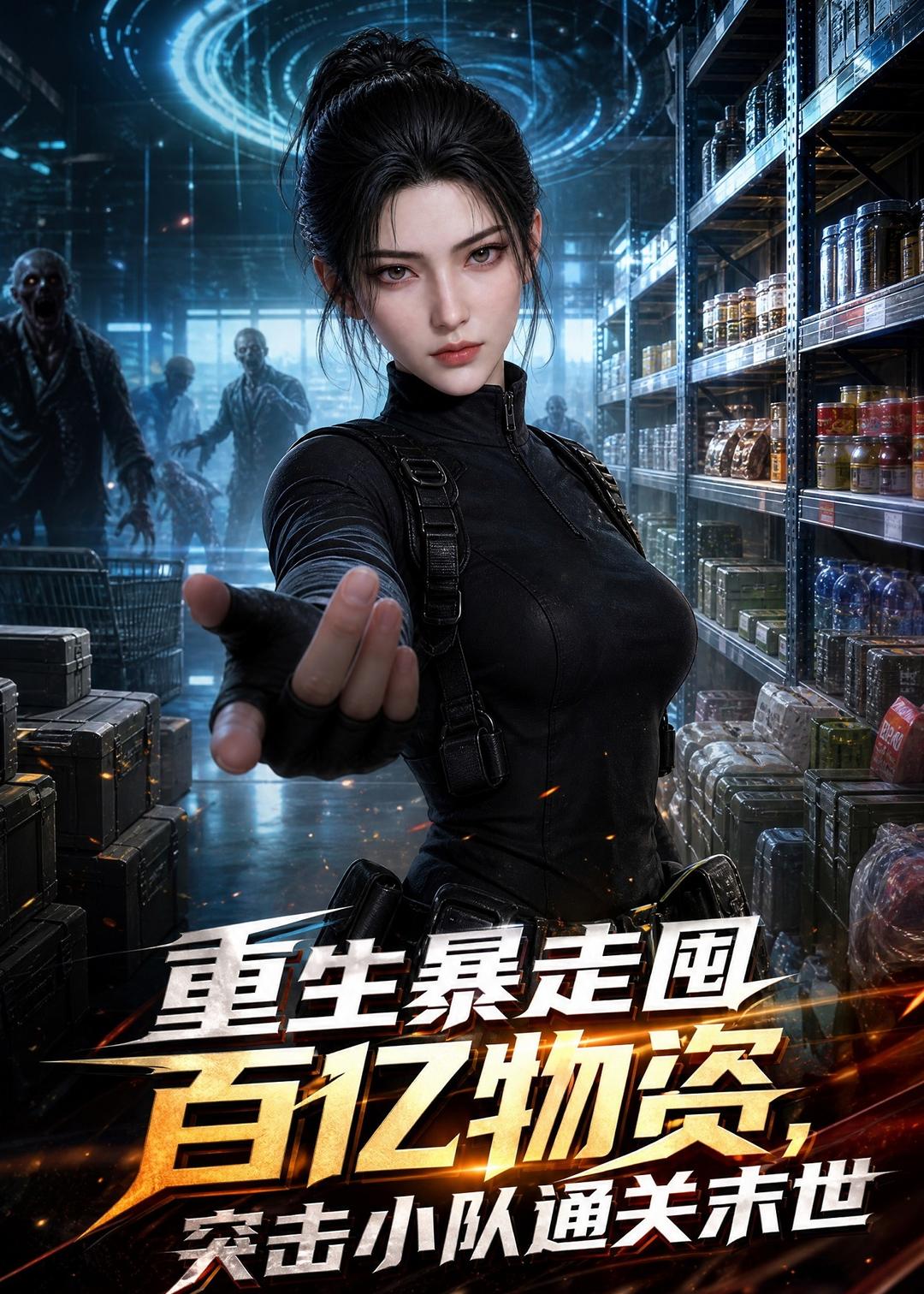 重生暴走囤百億物資，突擊小隊通關末世 短劇封面