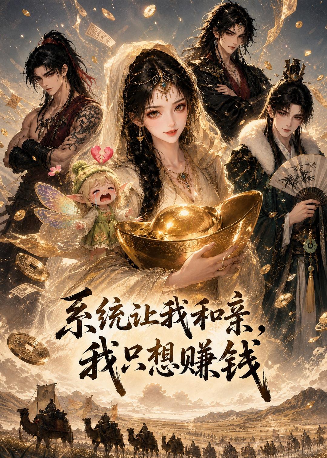 系統讓我和親，我只想賺錢 短劇封面