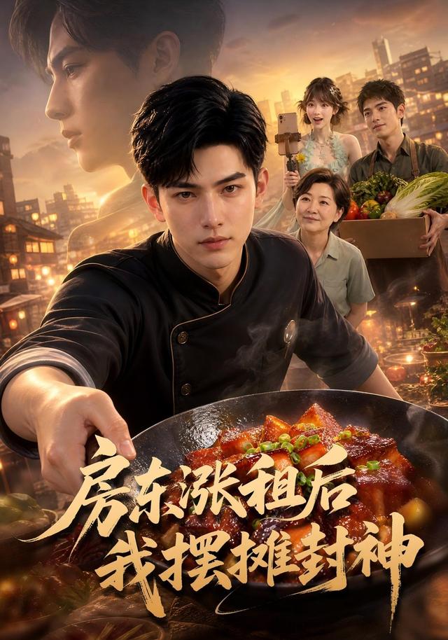 房東漲租後我擺攤封神 短劇封面