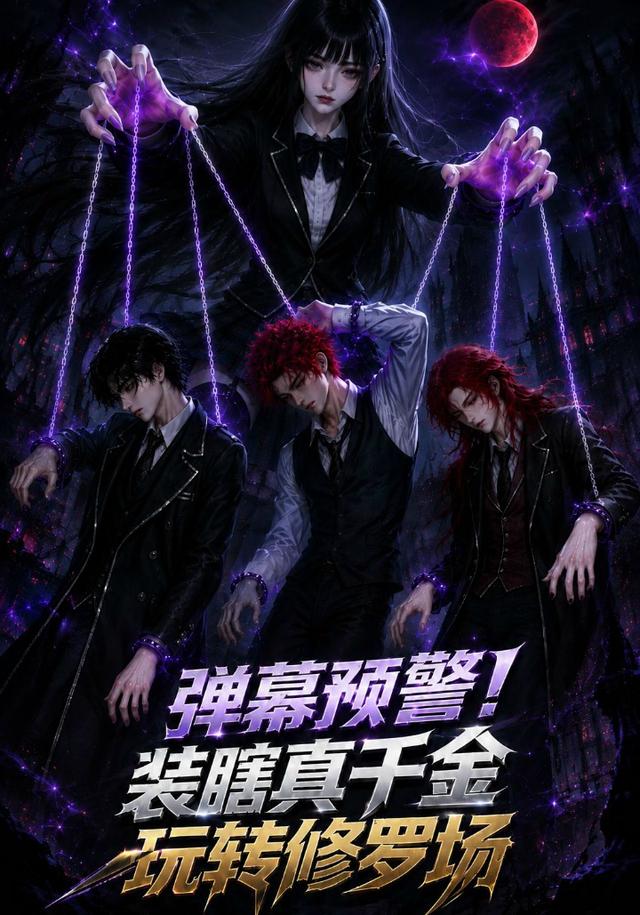 彈幕預警！裝瞎真千金玩轉修羅場 短劇封面