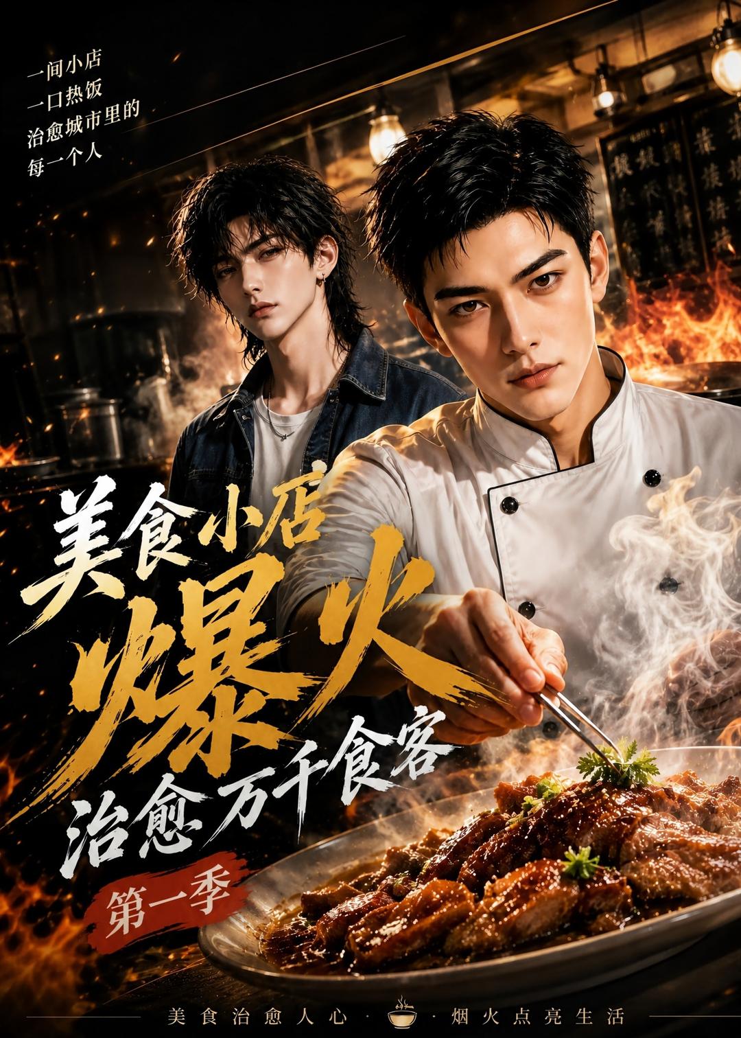 美食小店爆火，治癒萬千食客第一季 短劇封面