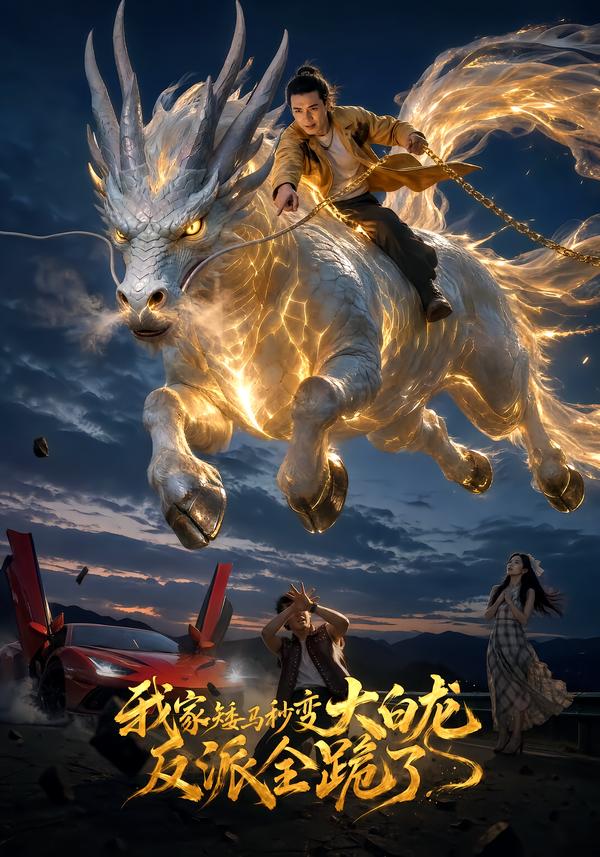 我家矮馬秒變大白龍，反派全跪了 短劇封面