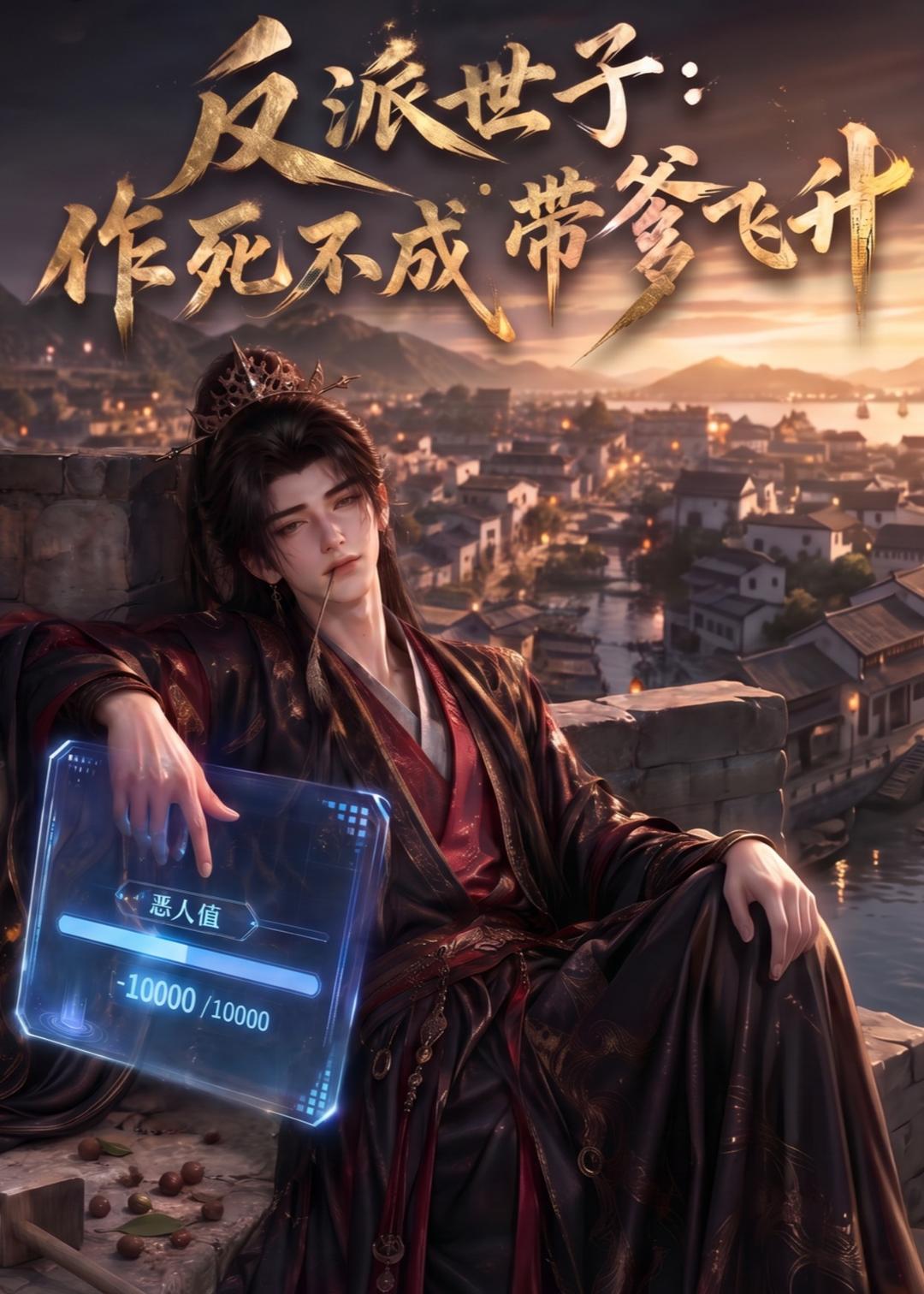 反派世子：作死不成帶爹飛昇 短劇封面
