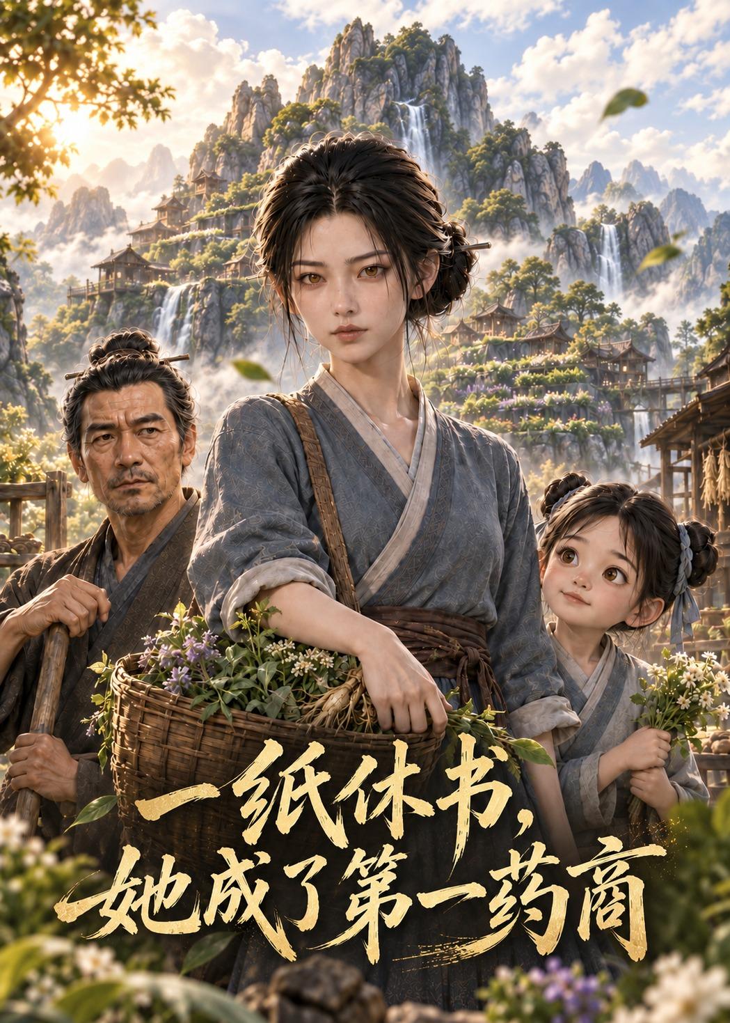 一紙休書，她成了第一藥商 短劇封面