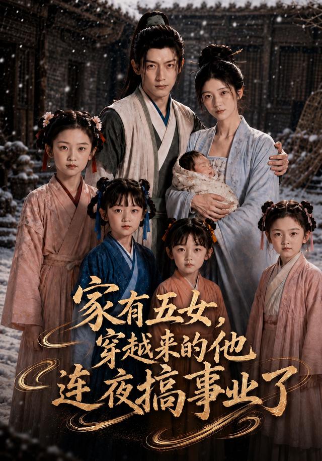 家有五女，穿越來的他連夜搞事業了 短劇封面