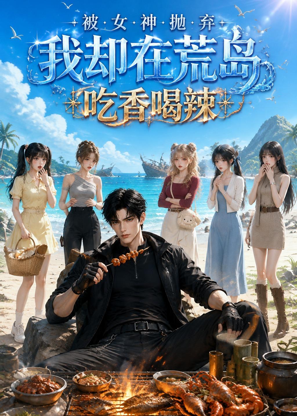 被女神拋棄：我卻在荒島吃香喝辣 短劇封面