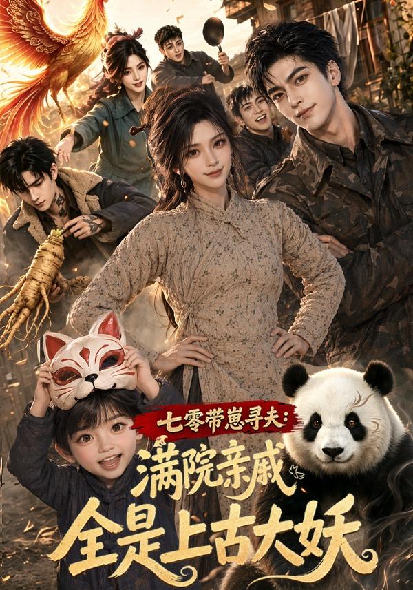 七零帶崽尋夫：滿院親戚全是上古大妖 短劇封面