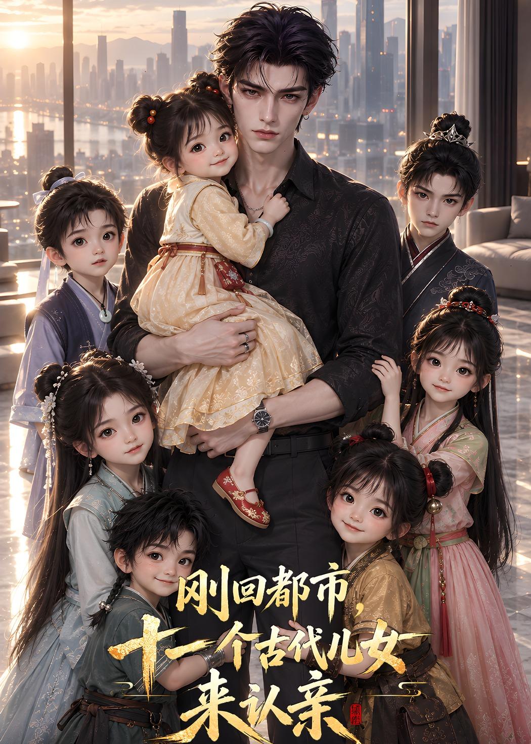 剛回都市，十一個古代兒女來認親 短劇封面