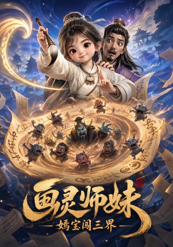 畫靈師妹：嫣寶闖三界 短劇封面