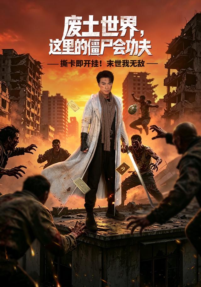 廢土世界，這裡的殭屍會功夫 短劇封面