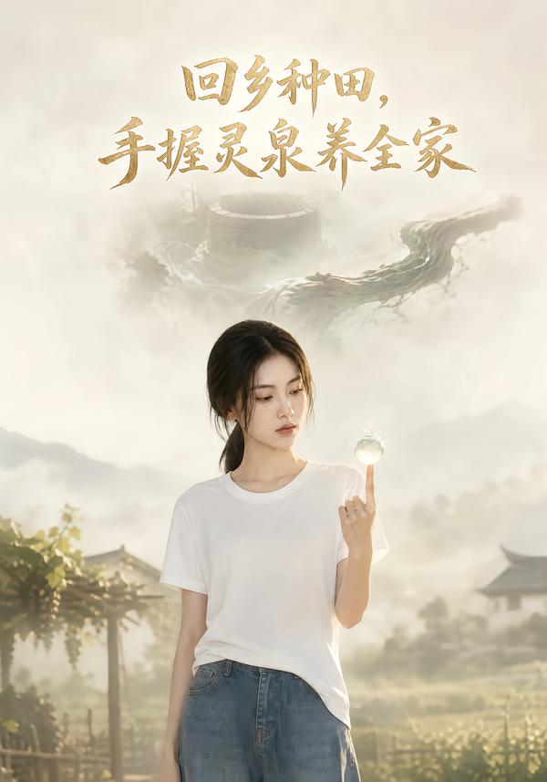 回鄉種田，手握靈泉養全家 短劇封面