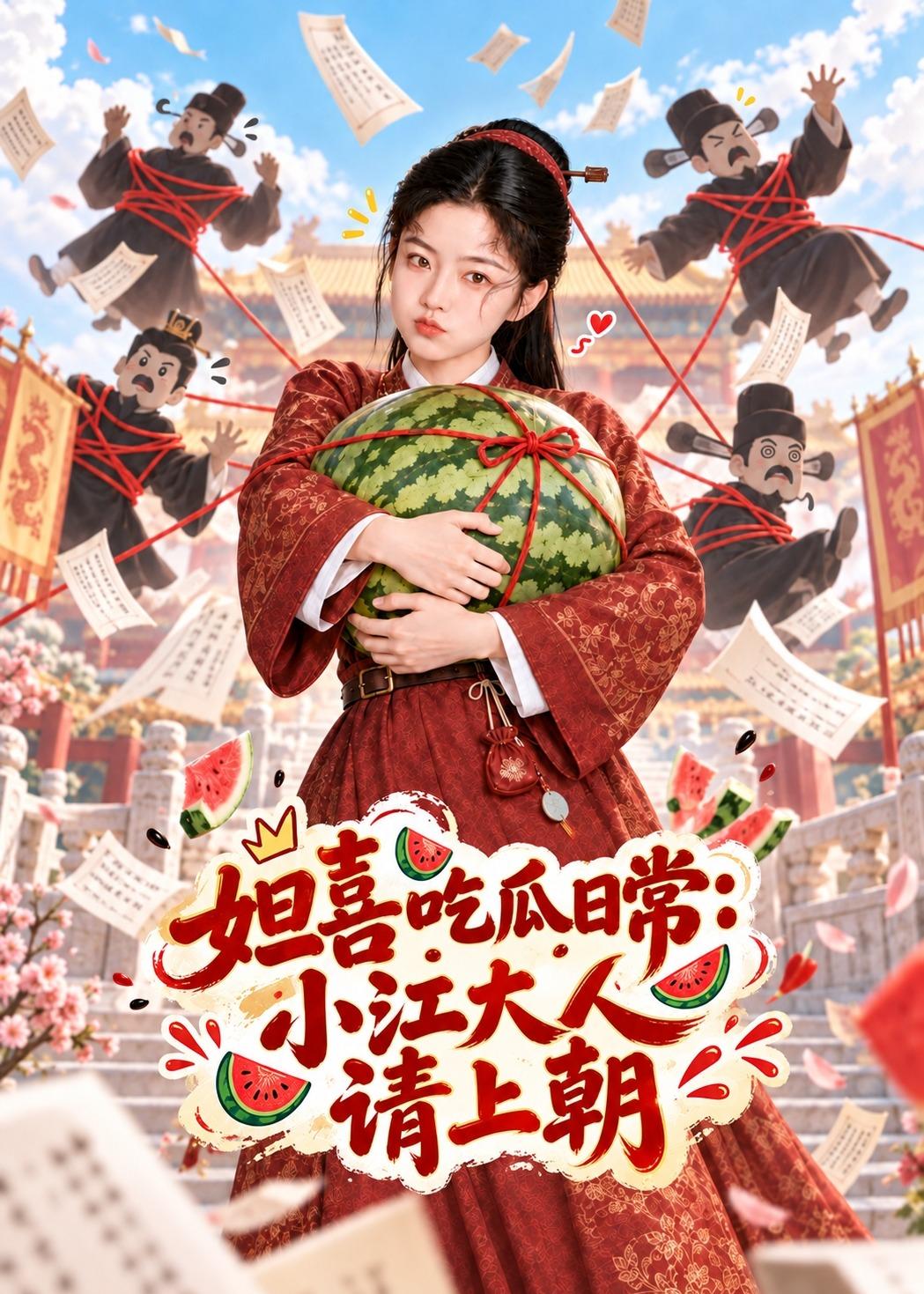 妲喜吃瓜日常：小江大人請上朝 短劇封面
