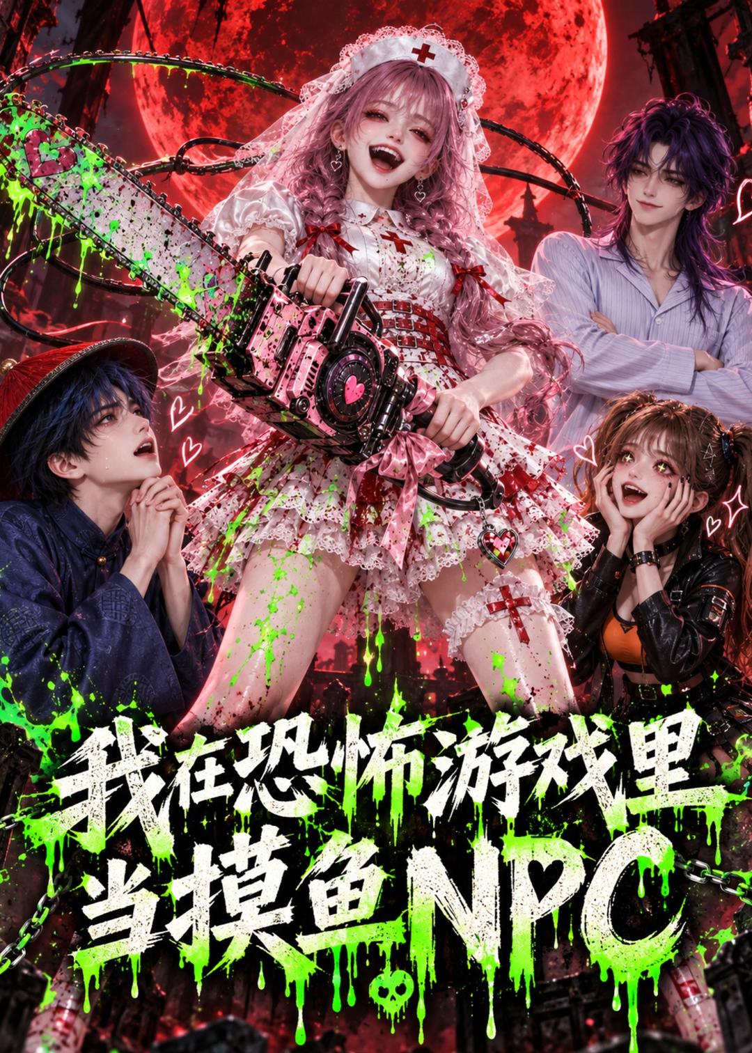 我在恐怖遊戲裡當摸魚NPC 短劇封面