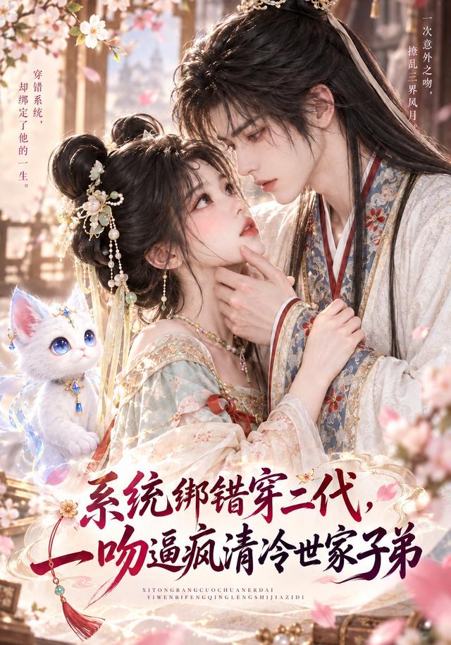 系統綁錯穿二代，一吻逼瘋清冷世家子弟 短劇封面
