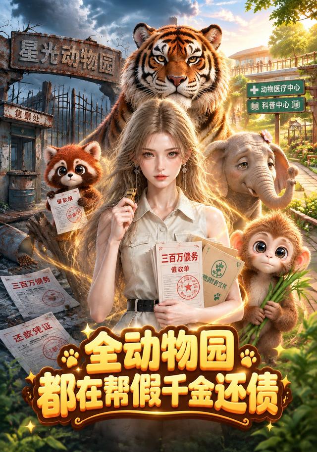 全動物園都在幫假千金還債 短劇封面