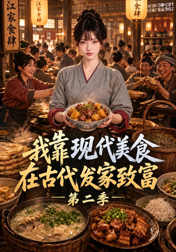 我靠現代美食在古代發家致富第二季 短劇封面