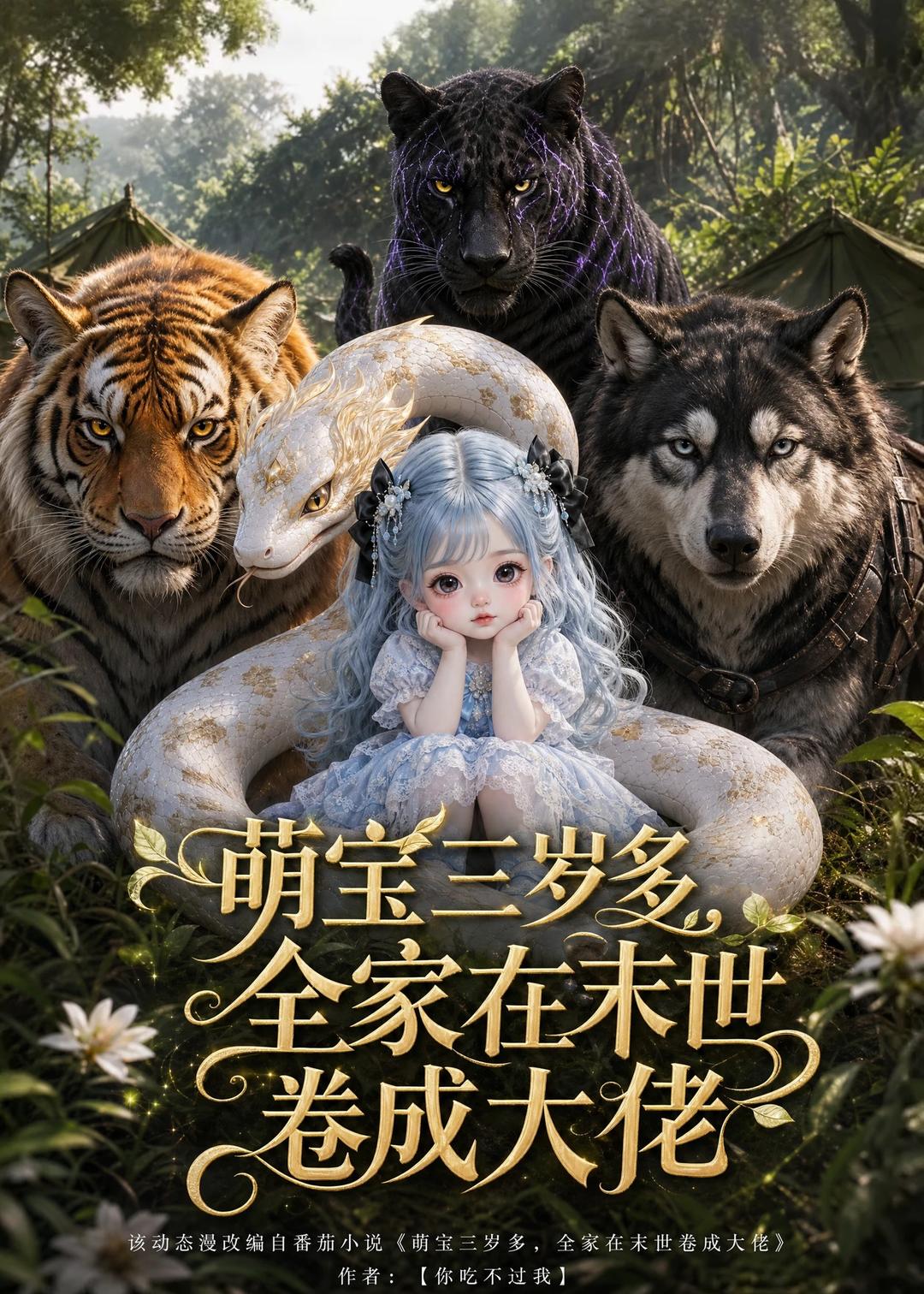 萌寶三歲多，全家在末世捲成大佬 短劇封面