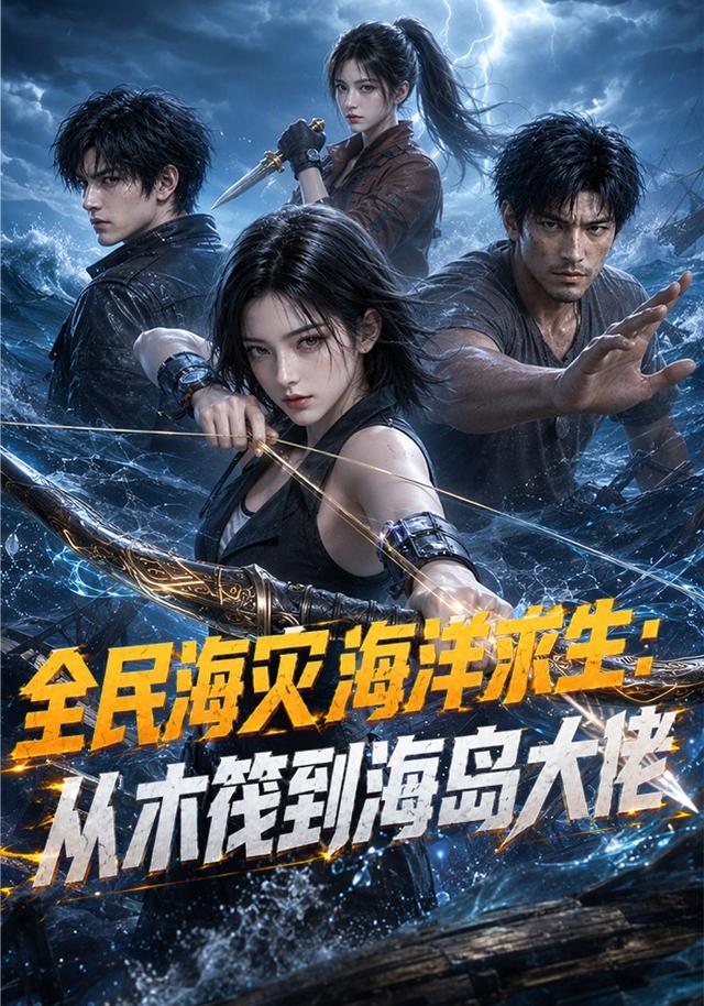 全民海災海洋求生：從木筏到海島大佬 短劇封面