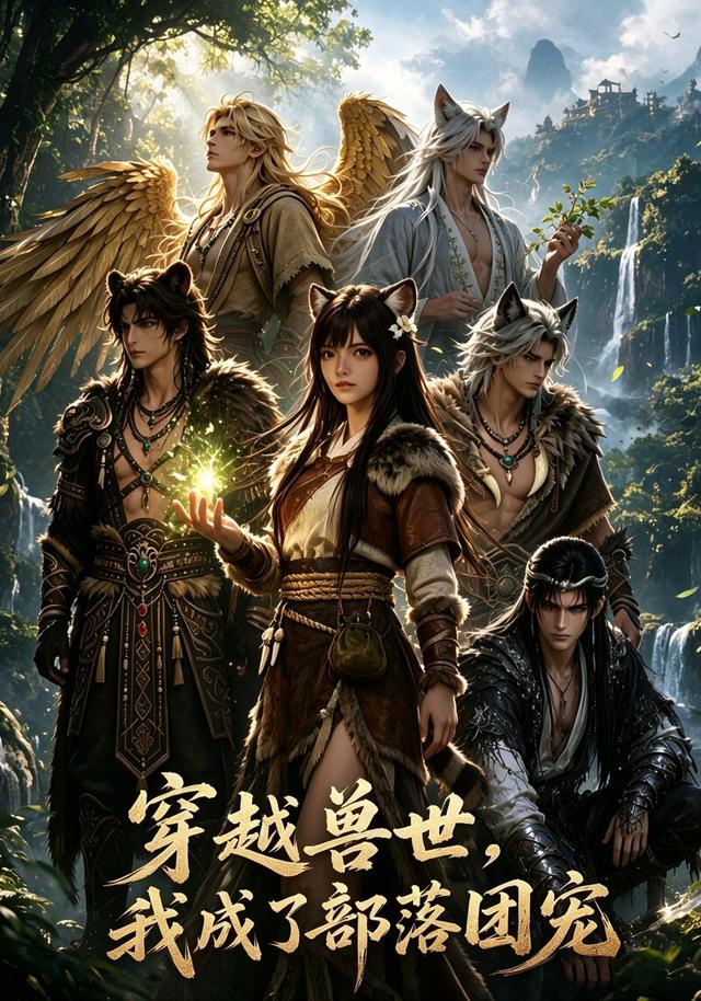 穿越獸世：我成了部落團寵 短劇封面