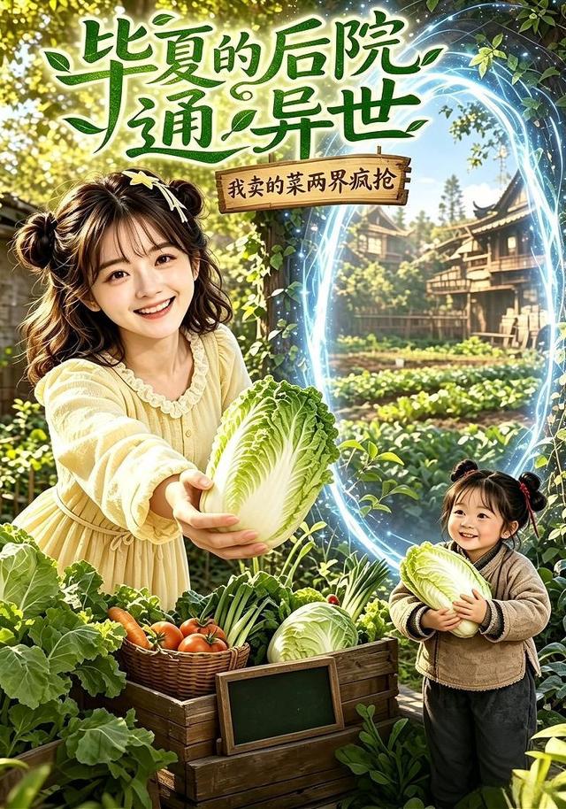 畢夏的後院通異世，我賣的菜兩界瘋搶 短劇封面