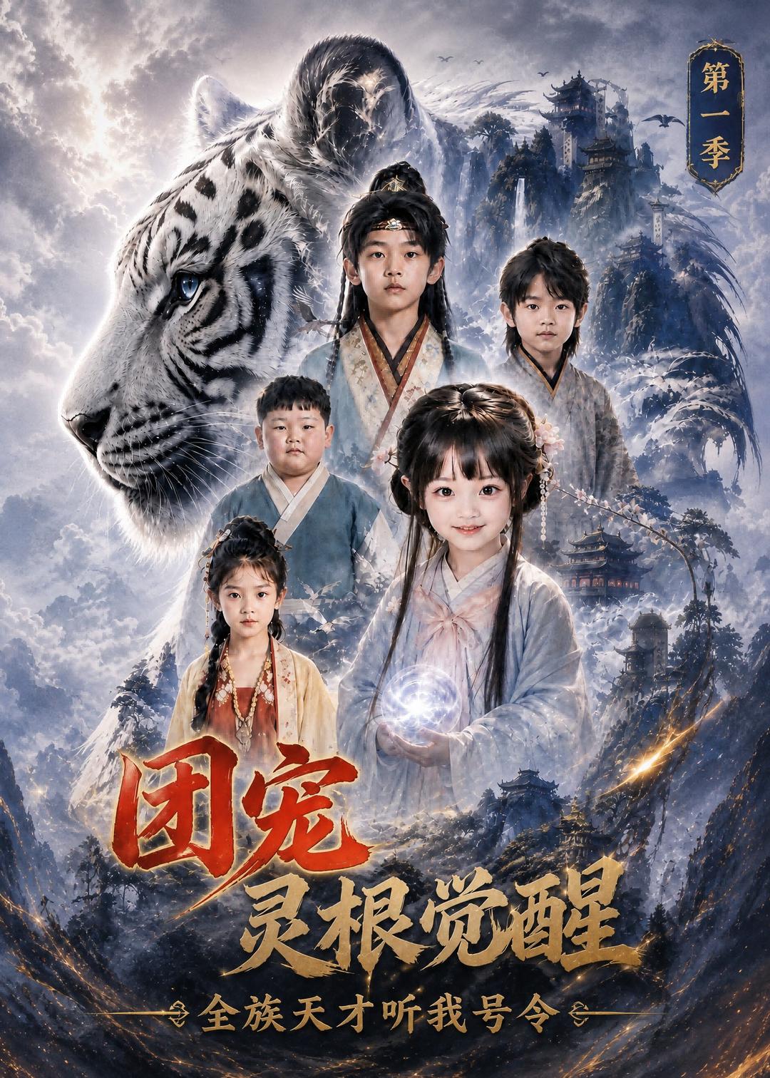 團寵靈根覺醒：全族天才聽我號令第一季 短劇封面