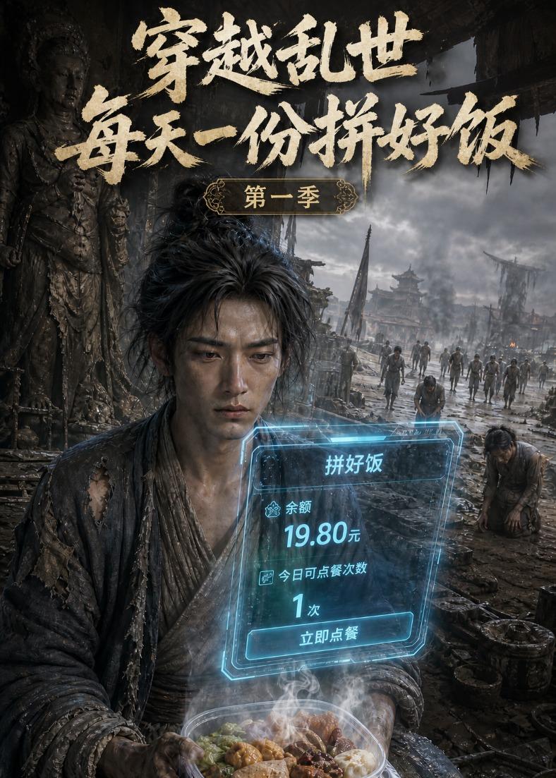 穿越亂世每天一份拼好飯第一季 短劇封面