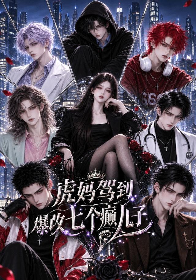 虎媽駕到，爆改七個癲兒子 短劇封面