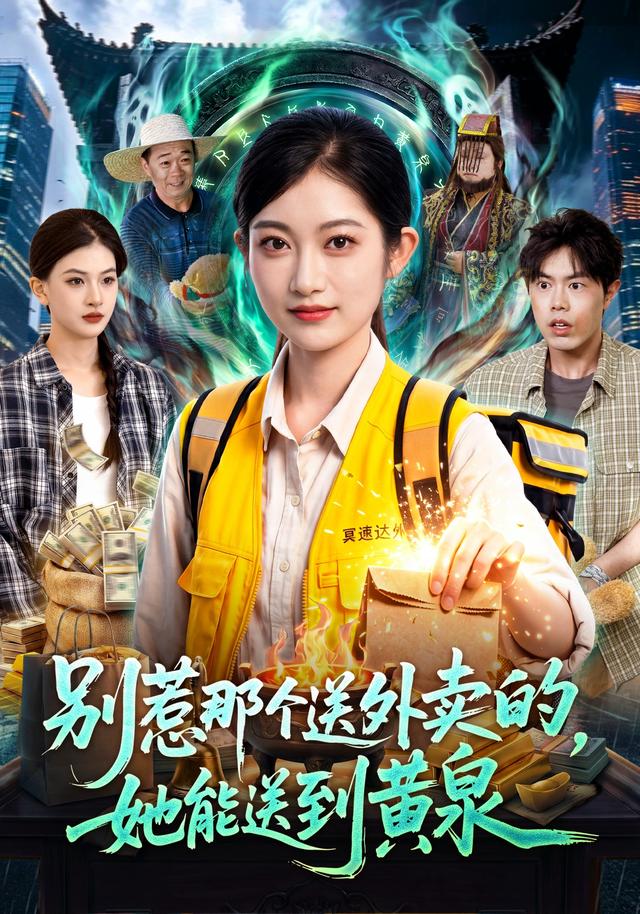 別惹那個送外賣的，她能送到黃泉 短劇封面