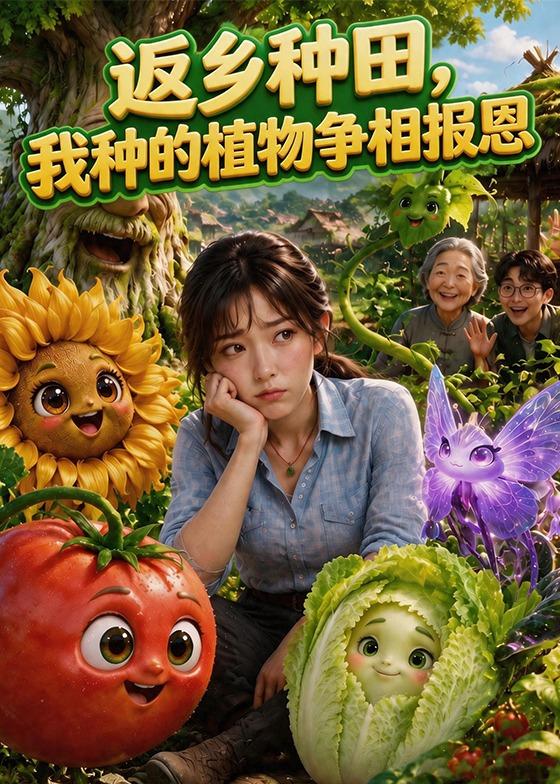 返鄉種田，我種的植物爭相報恩 短劇封面