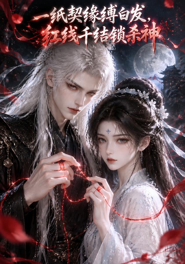 一紙契緣縛白髮，紅線千結鎖殺神 短劇封面